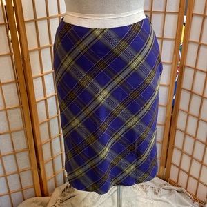 EUC plaid skirt